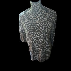 Moa Moa Animal Print Blouse
